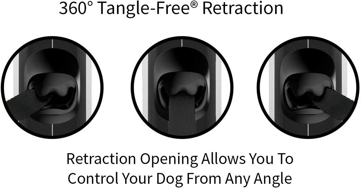 TUG Original Retractable Dog Leash, 16 ft (Medium, Green)