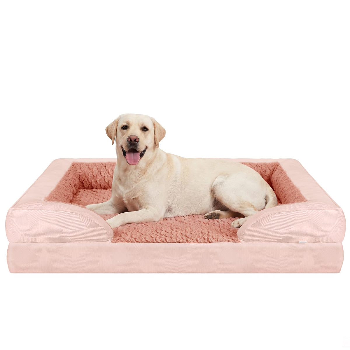 INVENHO Orthopedic Dog Beds Large Sized, XL Washable Dog Sofa with Egg-Crate Foam, Waterproof Lining and Non-Skid Bottom