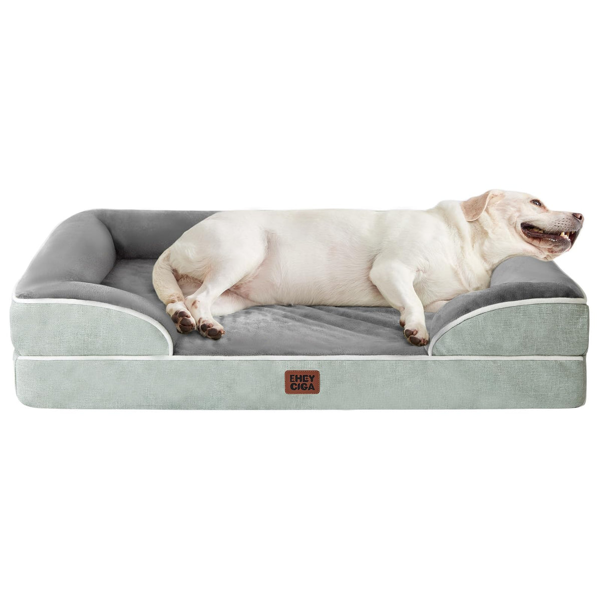 EHEYCIGA Orthopedic Extra Large Dog Bed, Waterproof Washable XL Pet Bed 44"