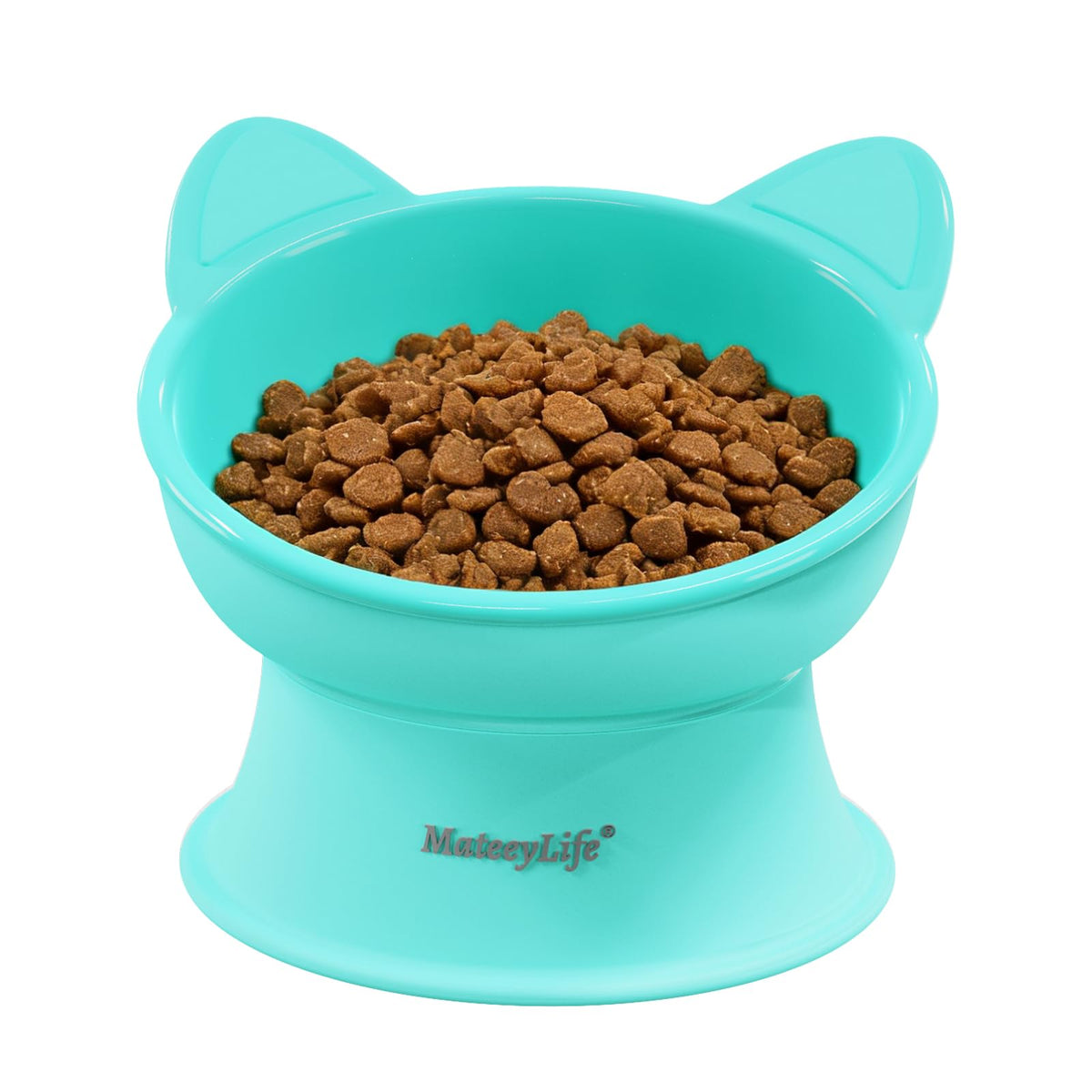 MateeyLife 2 Pack Elevated Cat Food Bowls for Indoor Cats & Kittens