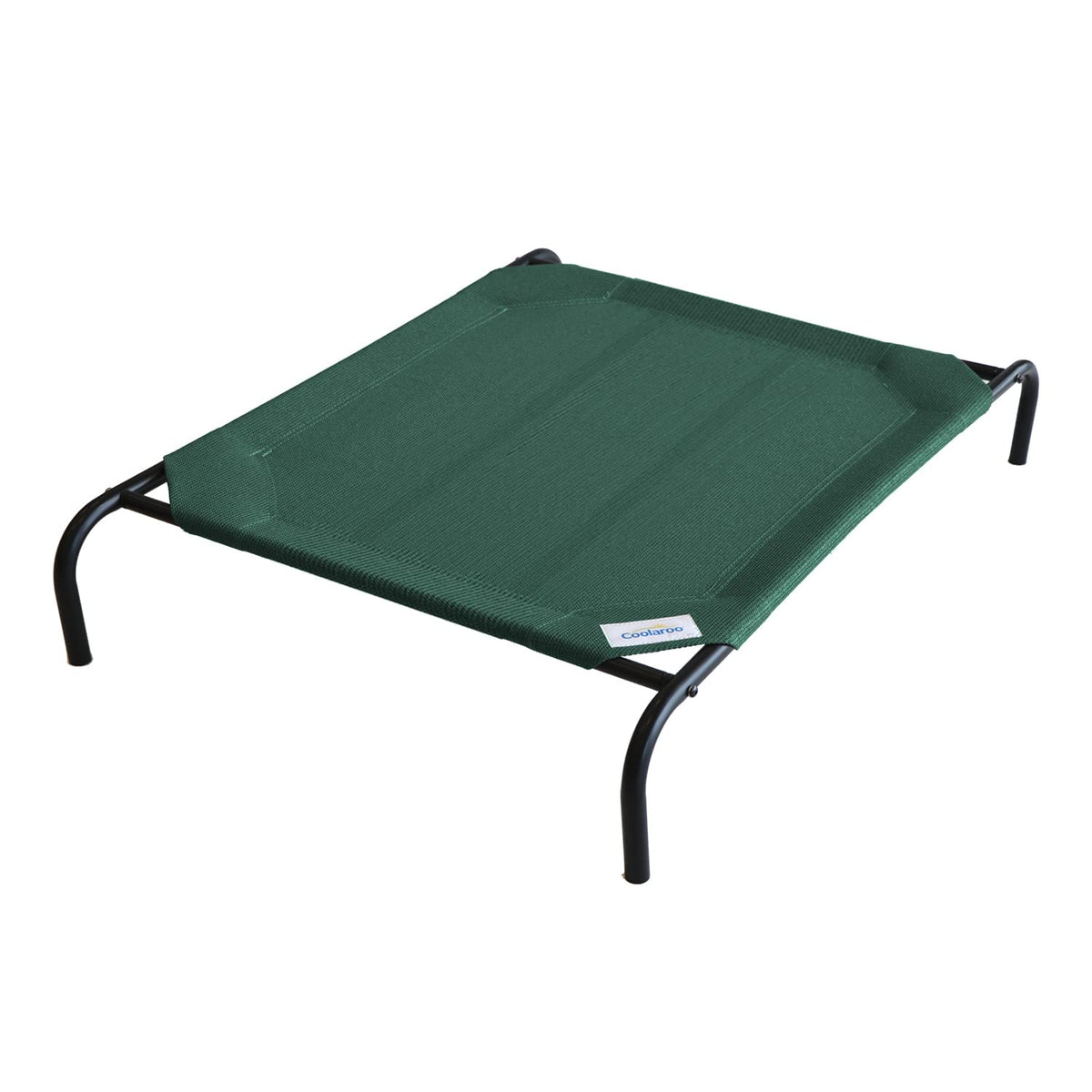 Coolaroo Original Elevated Dog Bed - Breathable Off-The-Ground Pet Bed with Cooling Fabric, Joint Relief & Moisture-Resistant Fabric, 100% Recyclable, Easy Clean, Grey, Medium
