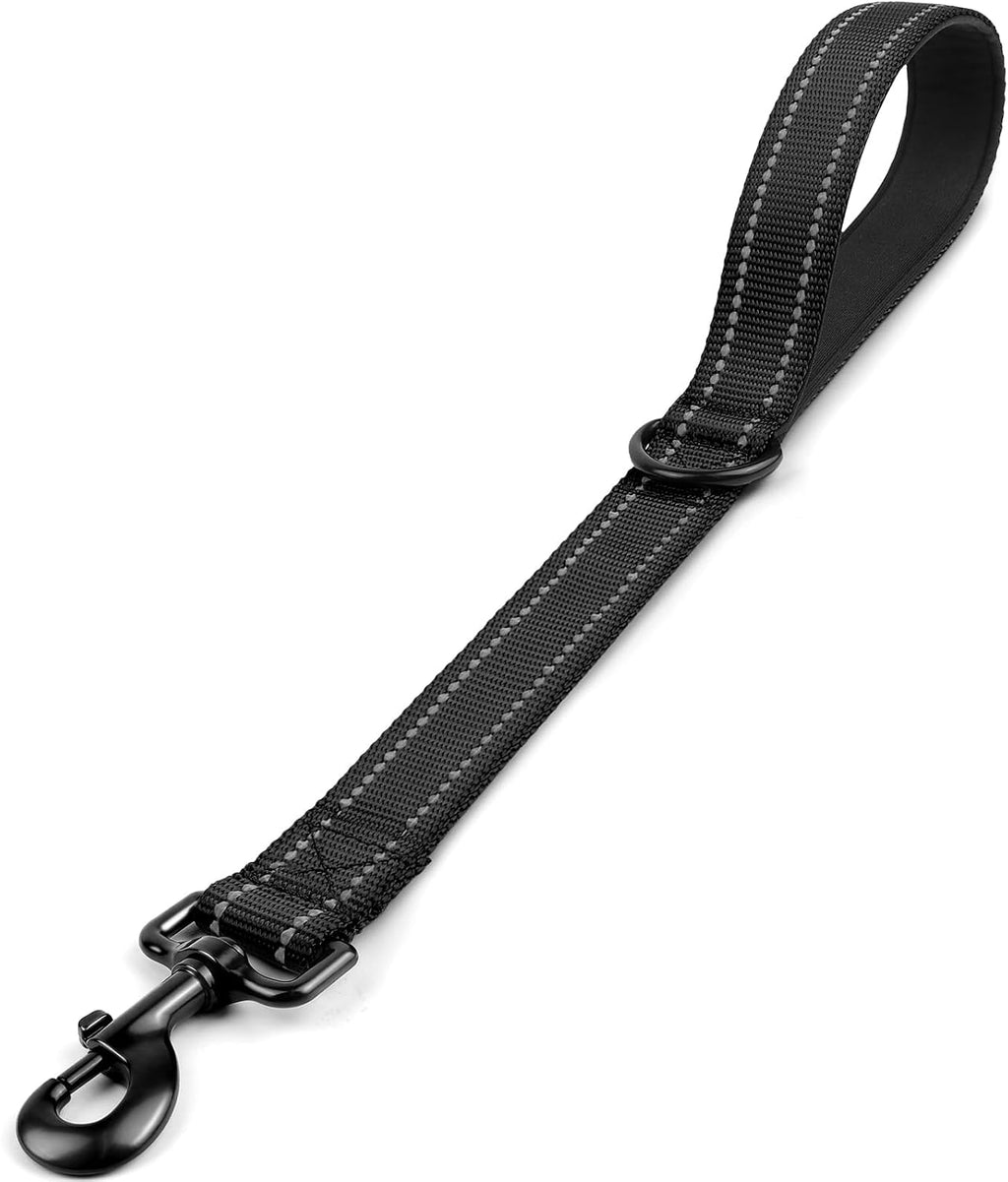Joytale Short Dog Leash for Close Control & Training, 18", Black