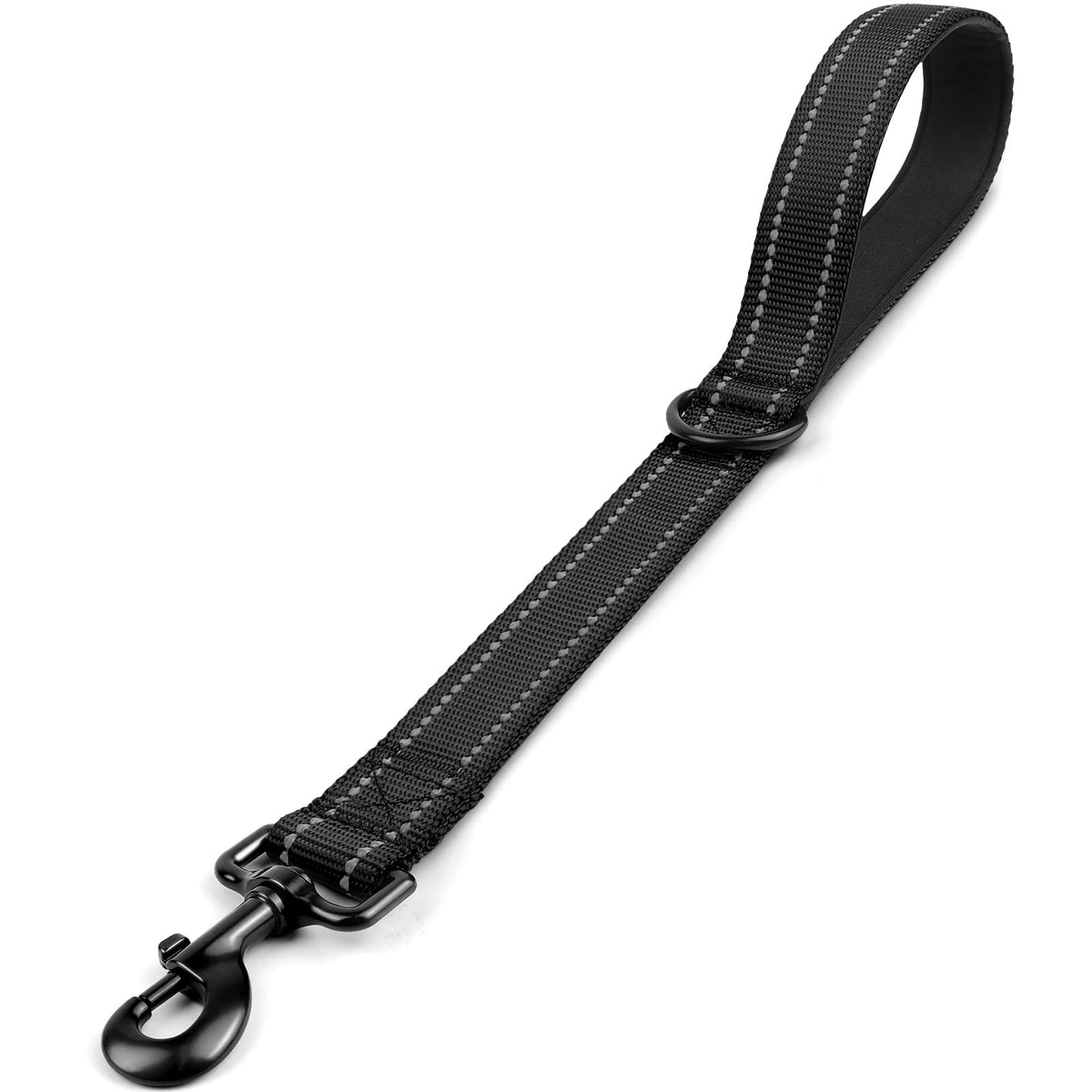 Joytale Short Dog Leash for Close Control & Training, 18", Black