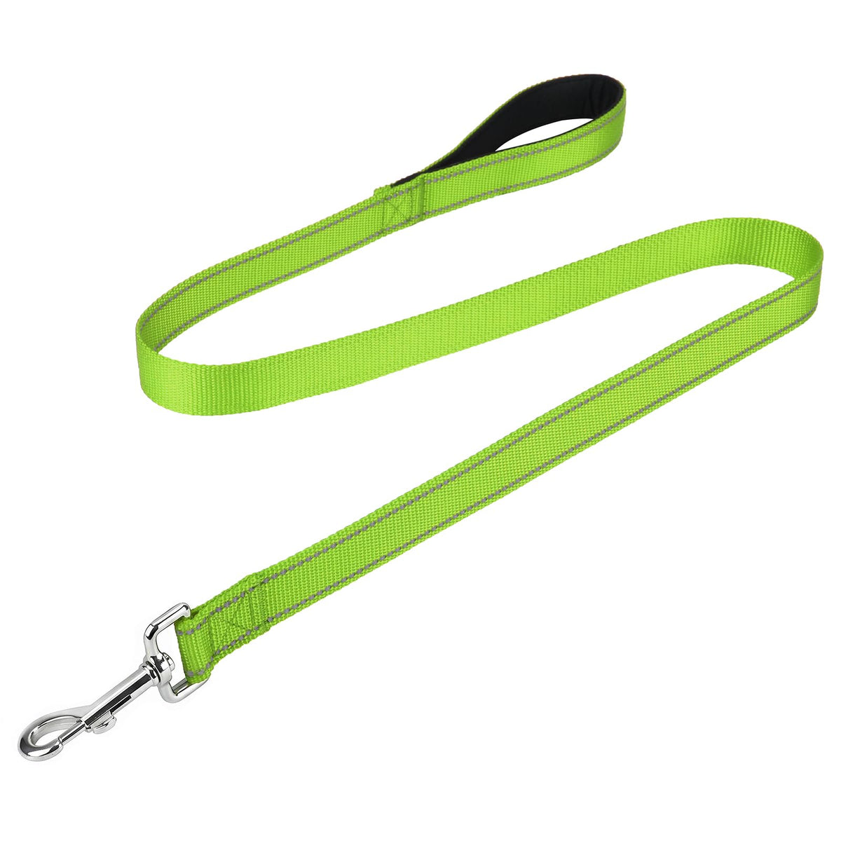 FunTags Reflective Nylon Dog Leash for Medium & Large Dogs, 6FT for Walks