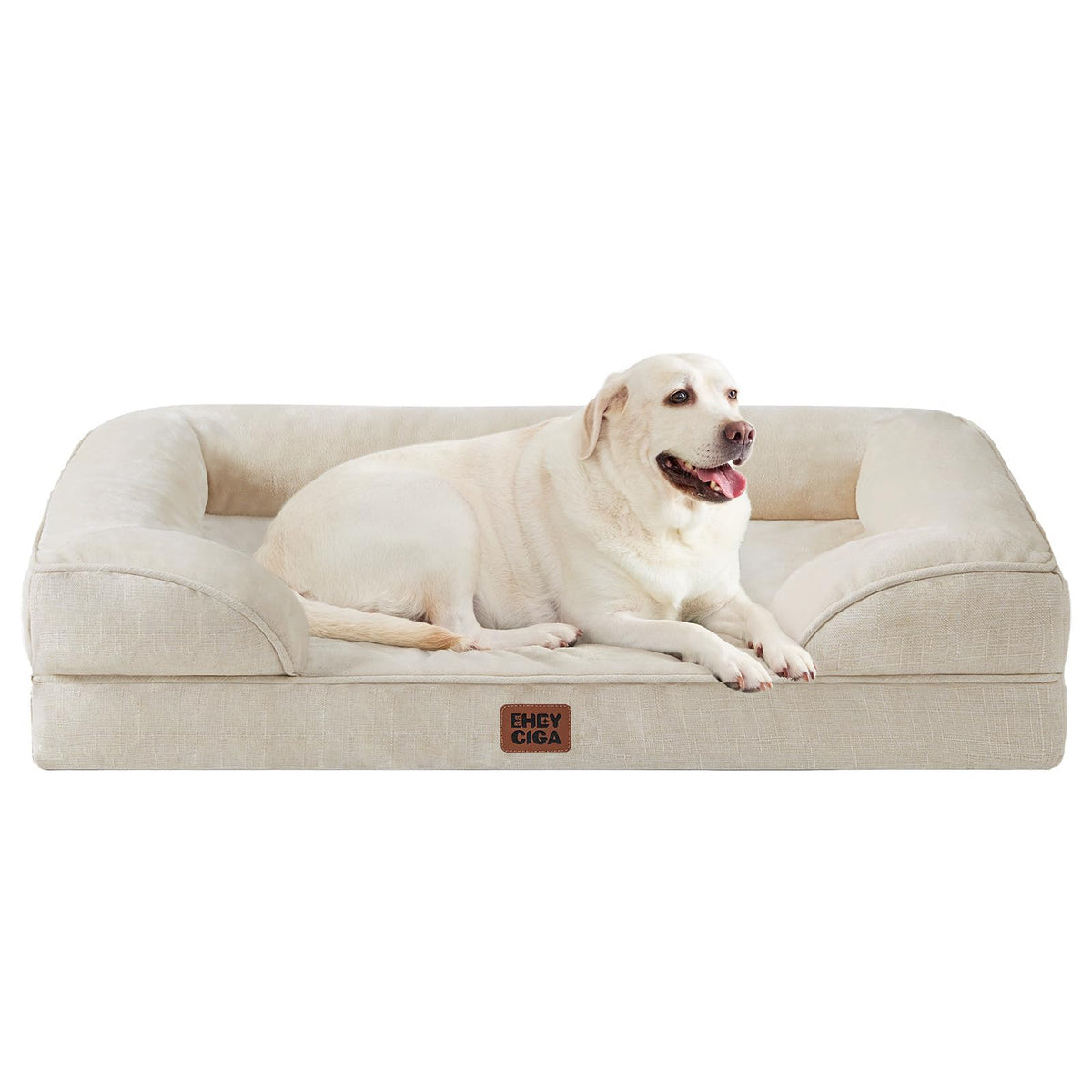 EHEYCIGA Orthopedic Extra Large Dog Bed, Waterproof Washable XL Pet Bed 44"