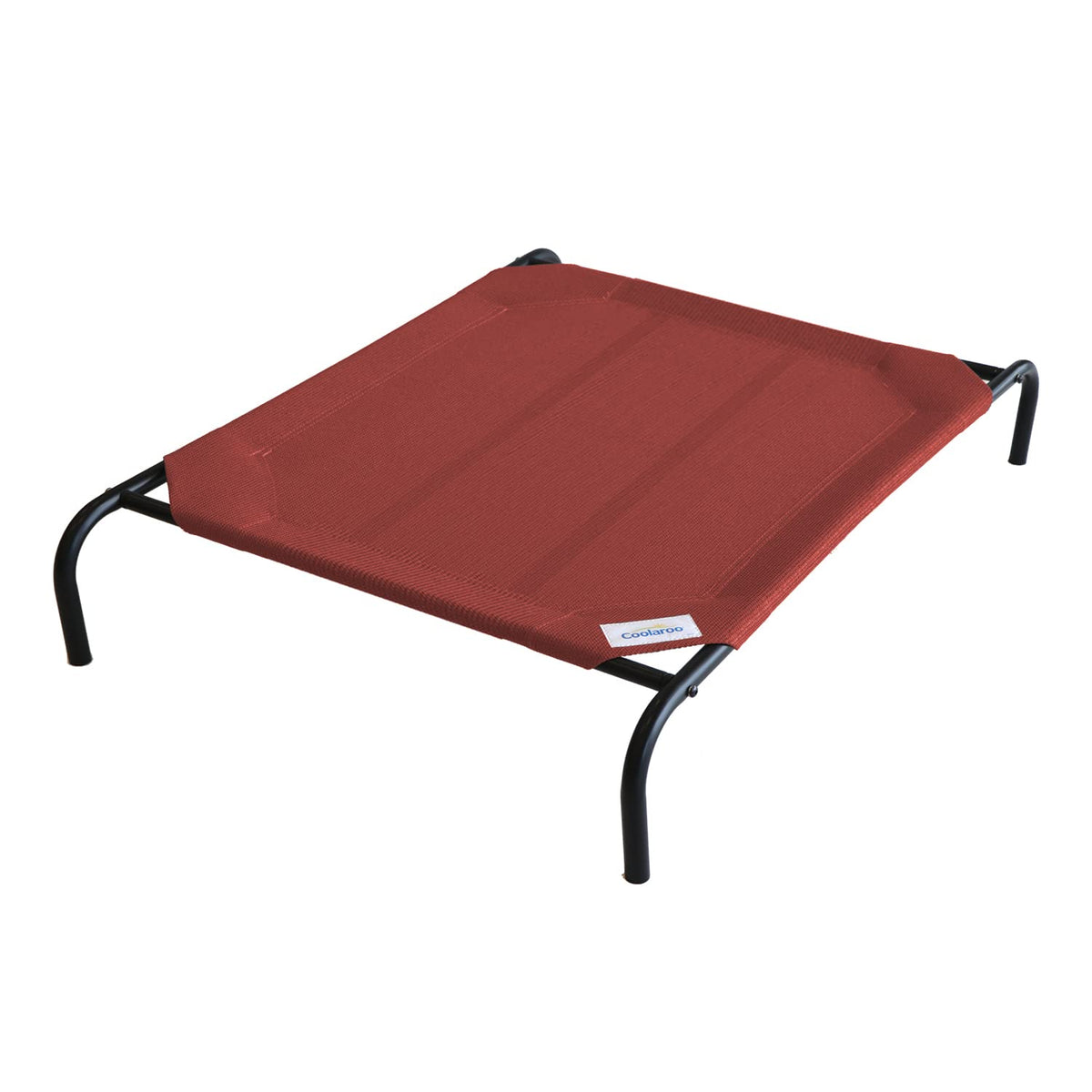 Coolaroo Original Elevated Dog Bed - Breathable Off-The-Ground Pet Bed with Cooling Fabric, Joint Relief & Moisture-Resistant Fabric, 100% Recyclable, Easy Clean, Grey, Medium