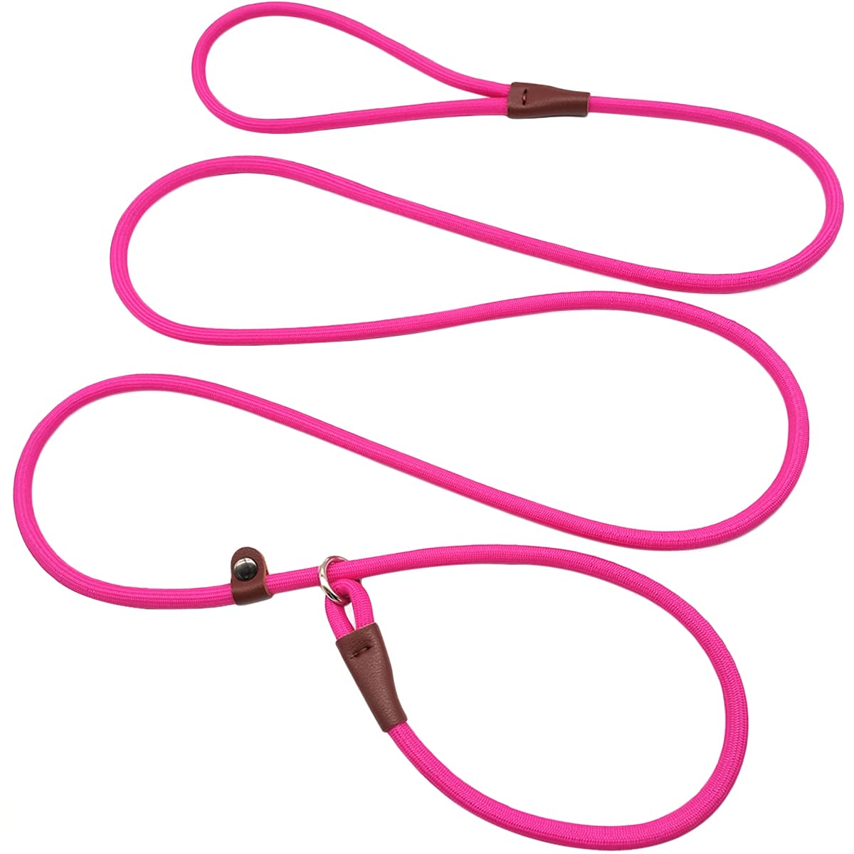 MayPaw Slip Lead Dog Leash 7ft x 1/4" Rope Control Leash for Dogs No Pull