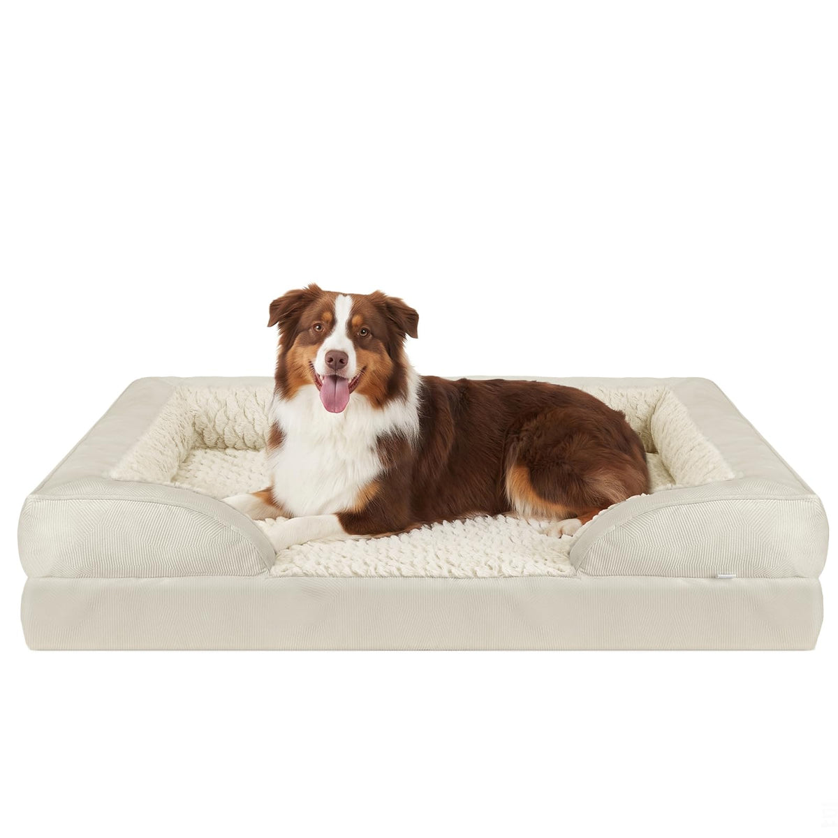INVENHO Orthopedic Dog Beds Large Sized, XL Washable Dog Sofa with Egg-Crate Foam, Waterproof Lining and Non-Skid Bottom