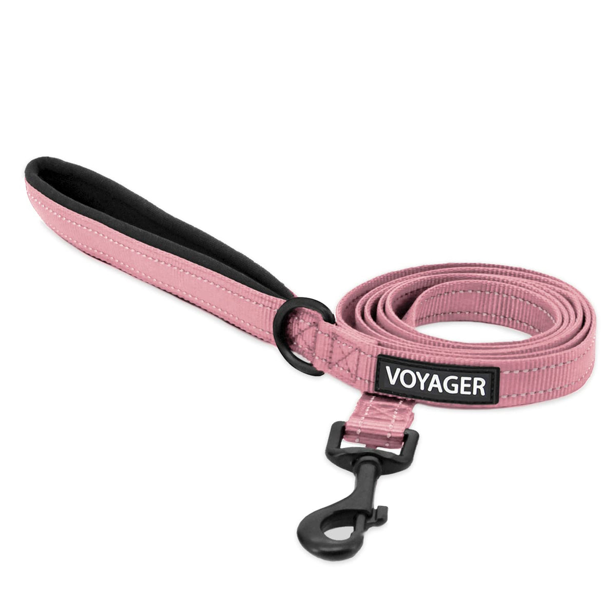 Best Pet Supplies Voyager Nylon Dog Leash - Black, Small