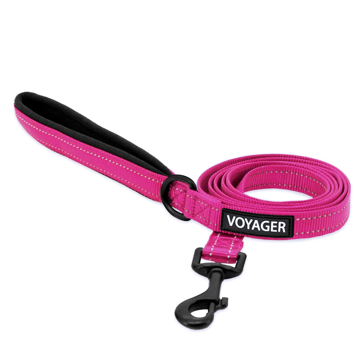 Best Pet Supplies Voyager Nylon Dog Leash - Black, Small