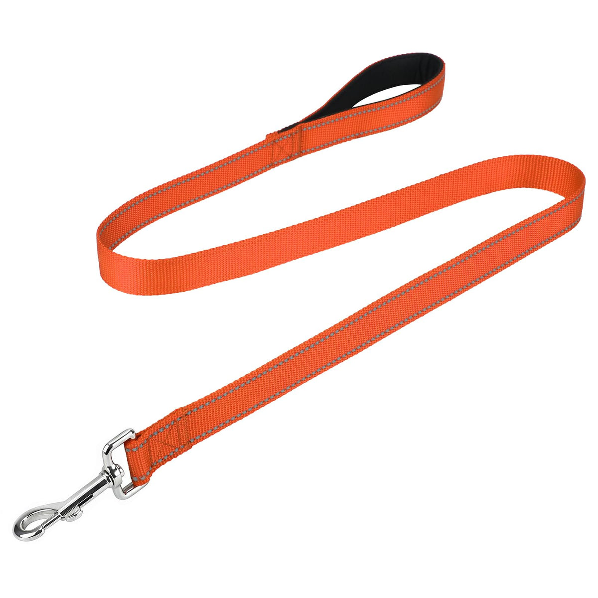 FunTags Reflective Nylon Dog Leash for Medium & Large Dogs, 6FT for Walks