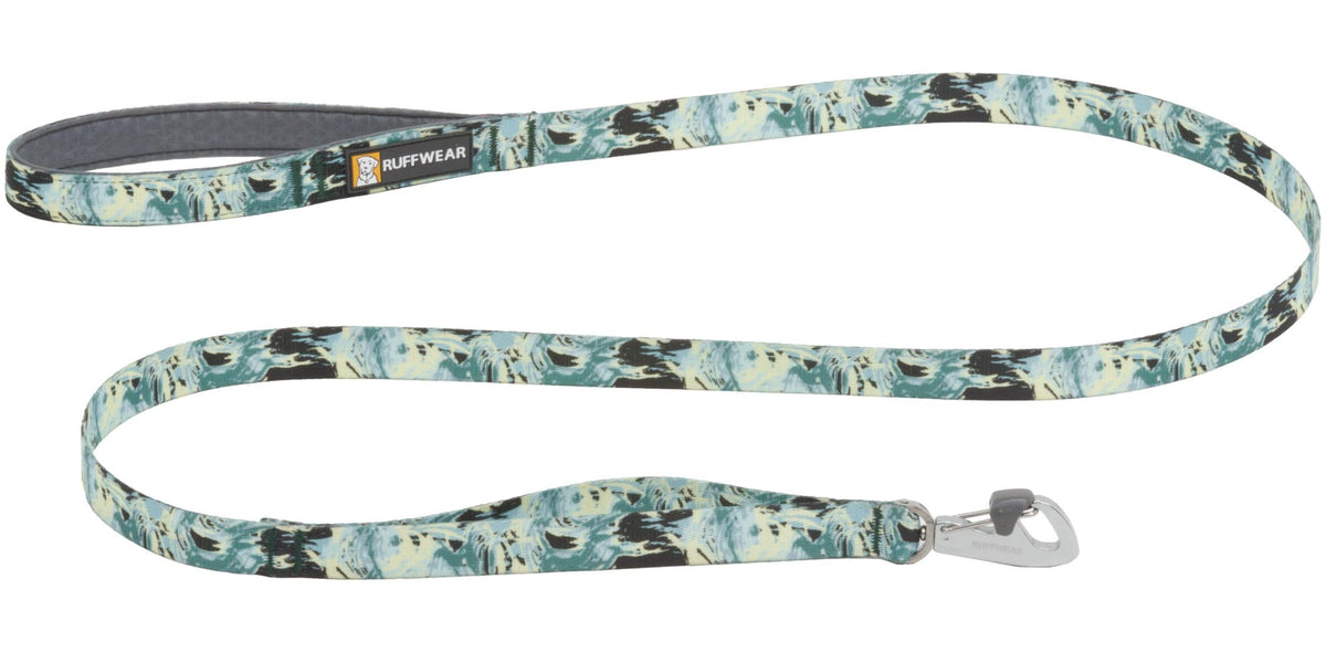Ruffwear, Front Range Dog Leash, 5 ft Lead, River Rock Green