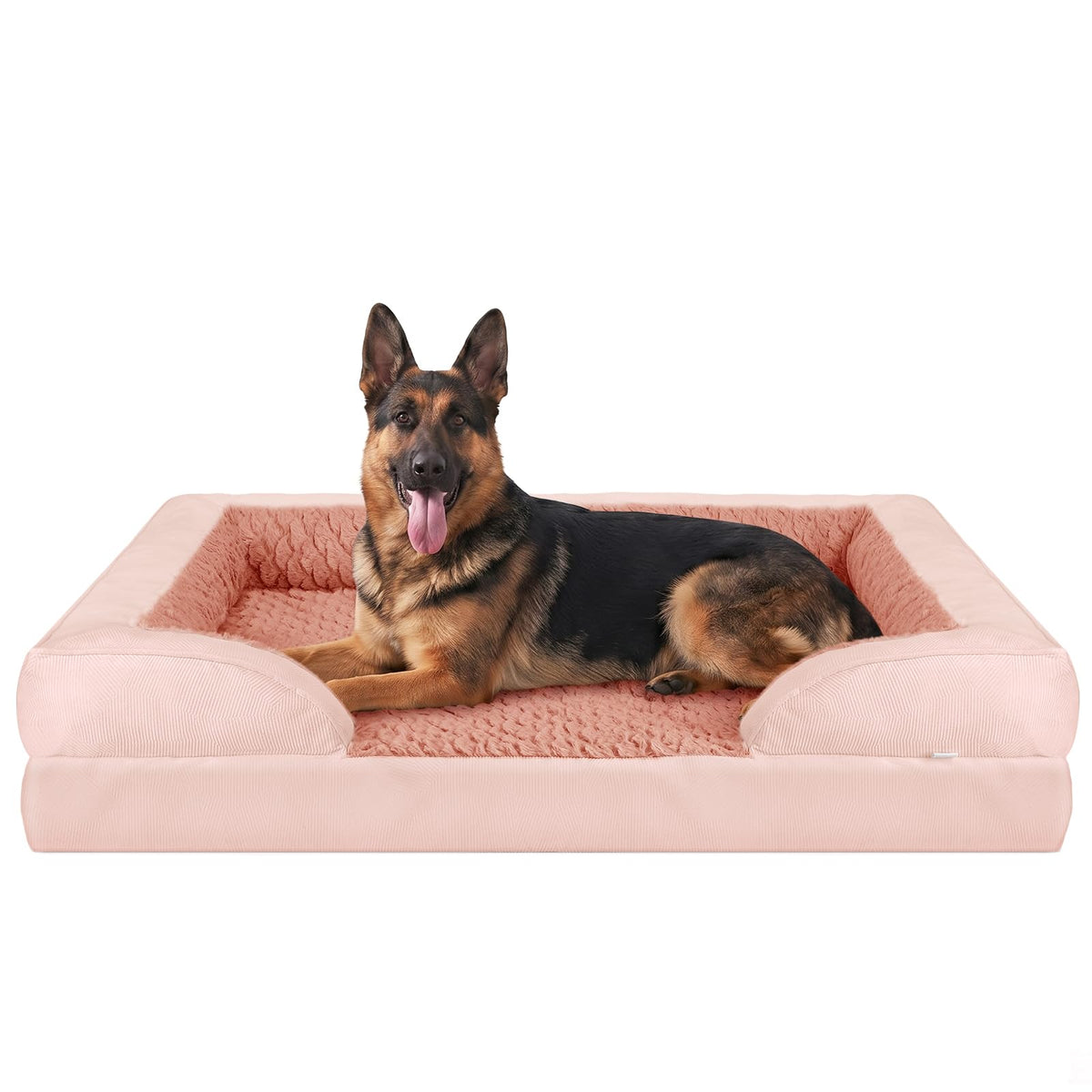 INVENHO Orthopedic Dog Beds Large Sized, XL Washable Dog Sofa with Egg-Crate Foam, Waterproof Lining and Non-Skid Bottom