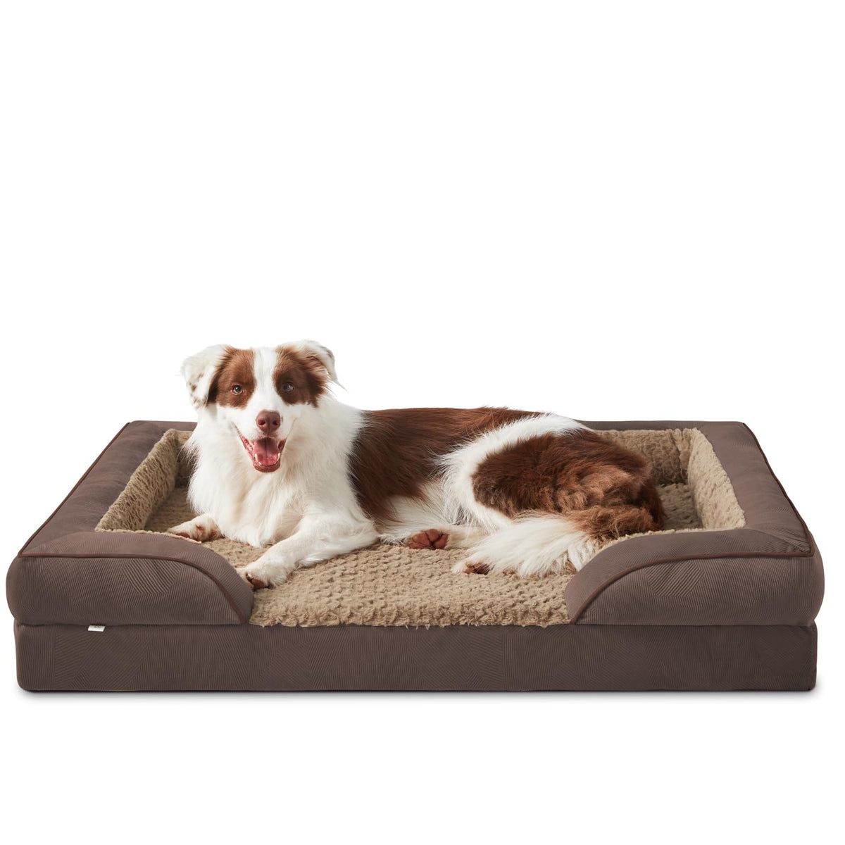 INVENHO Orthopedic Dog Beds Large Sized, XL Washable Dog Sofa with Egg-Crate Foam, Waterproof Lining and Non-Skid Bottom