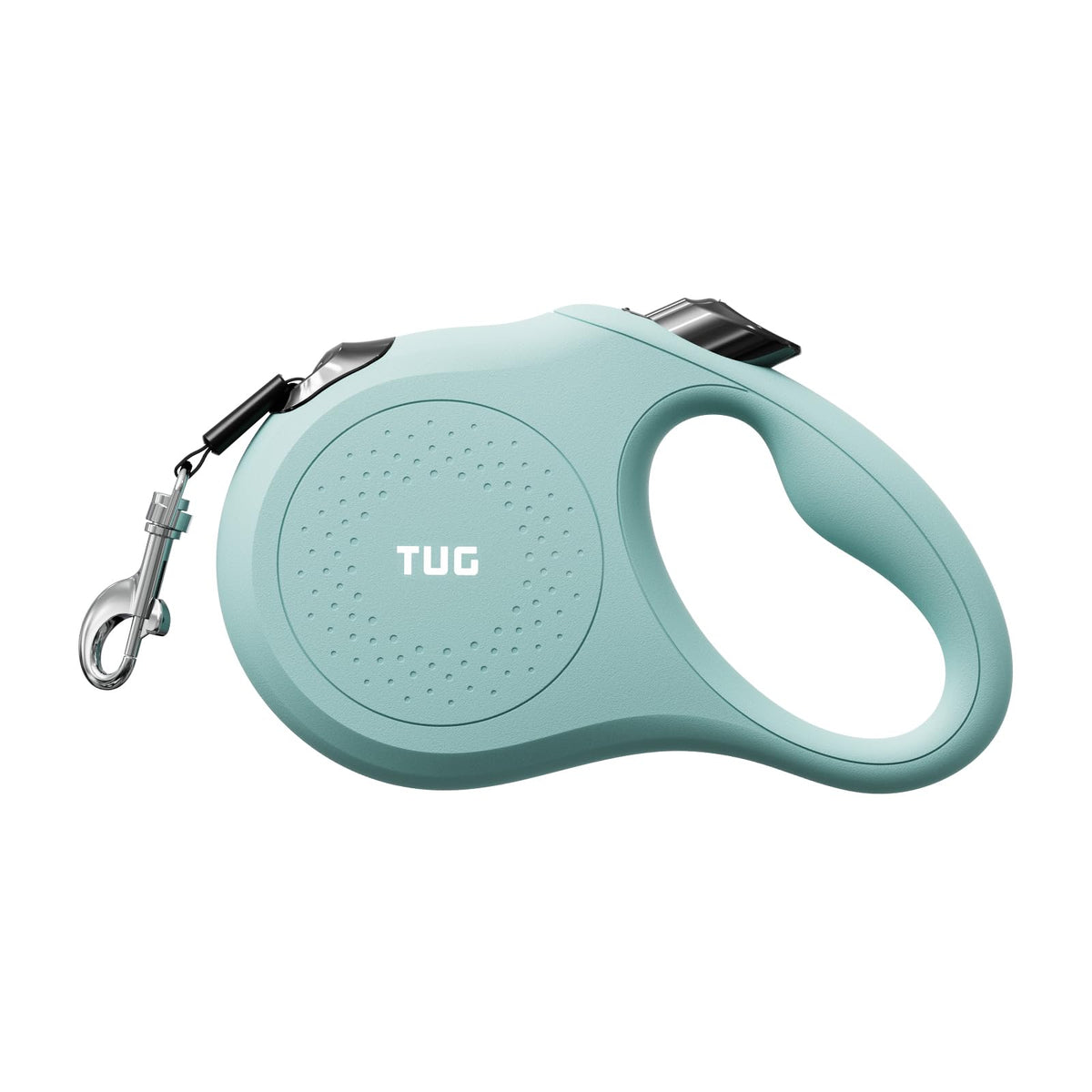 TUG Quest Retractable Dog Leash | 360° Tangle-Free | 16 ft Tape (S, Cream)