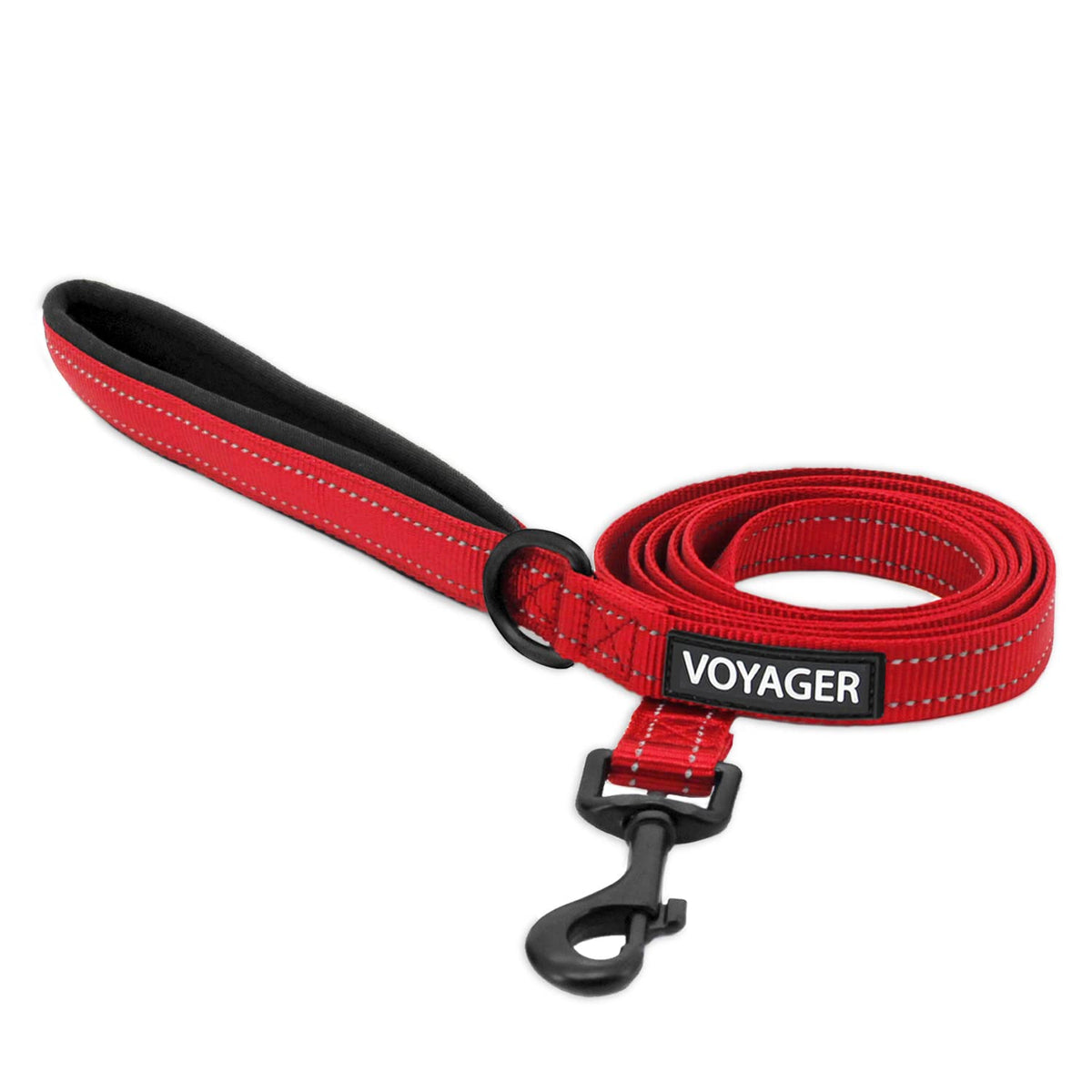 Best Pet Supplies Voyager Nylon Dog Leash - Black, Small