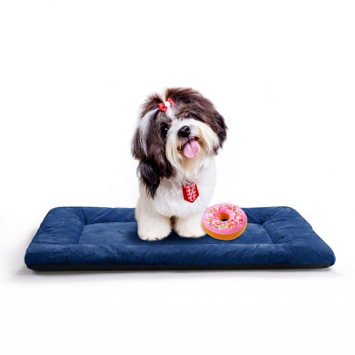 Dog Crate Pad Washable Dog Bed for Crate Medium Cozy Mat 36-Inch Gray