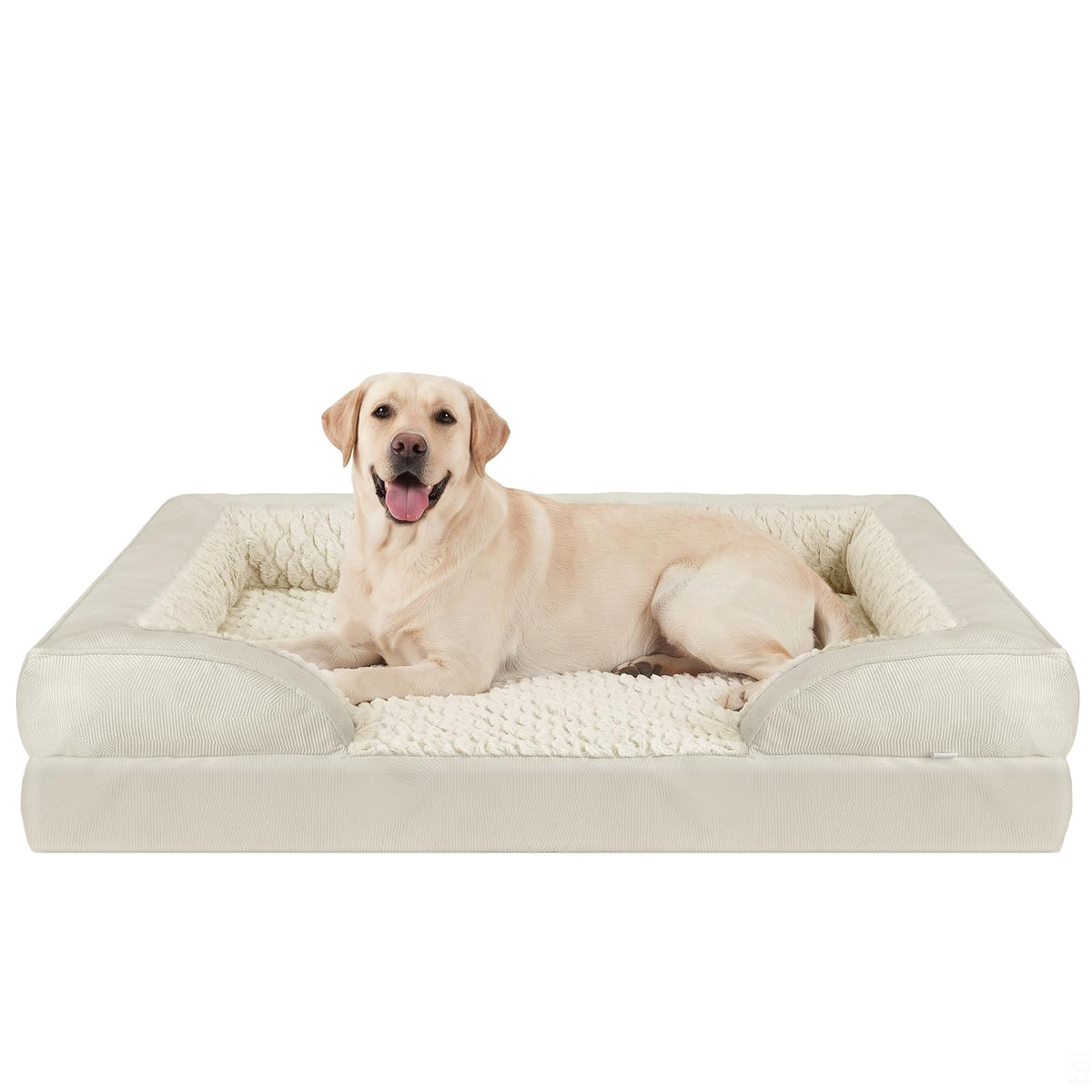 INVENHO Orthopedic Dog Beds Large Sized, XL Washable Dog Sofa with Egg-Crate Foam, Waterproof Lining and Non-Skid Bottom
