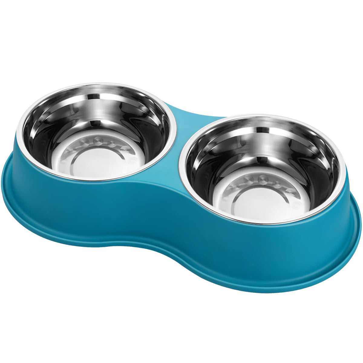 Epetslove Stainless Steel Dog Bowls Double Non-Slip Dog Water and Food Bowl