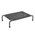 Simple Trending Raised Dog Bed for Large Dogs, Waterproof XL Dog Cot, Grey
