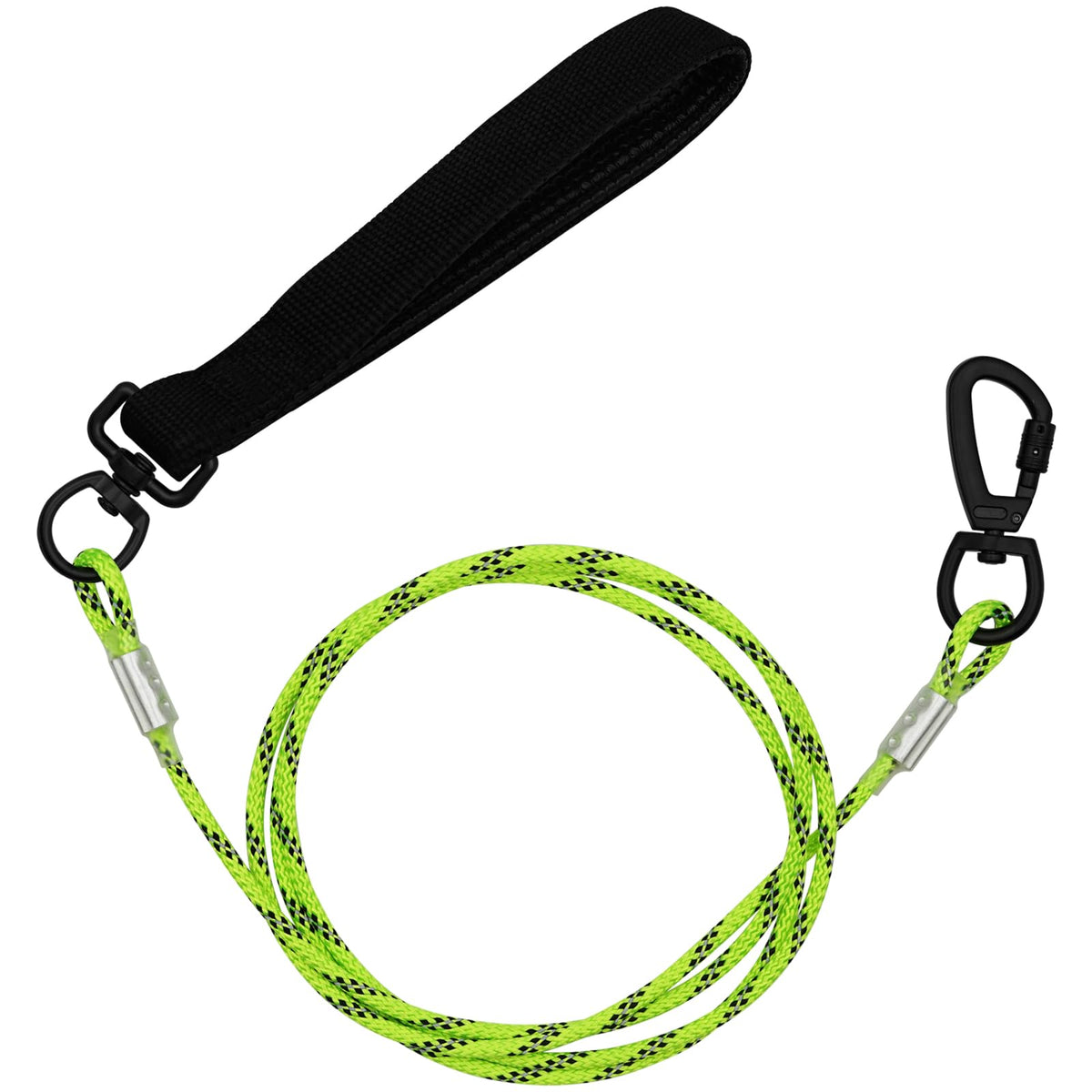 4/5/6 FT Chew Proof Dog Leashes with Comfortable Handle, Steel Cable Lead for Control Large or Medium Dogs Walk and Train, Heavy Duty with Rotate Clasp and Double Buckle (6FT,Pink)
