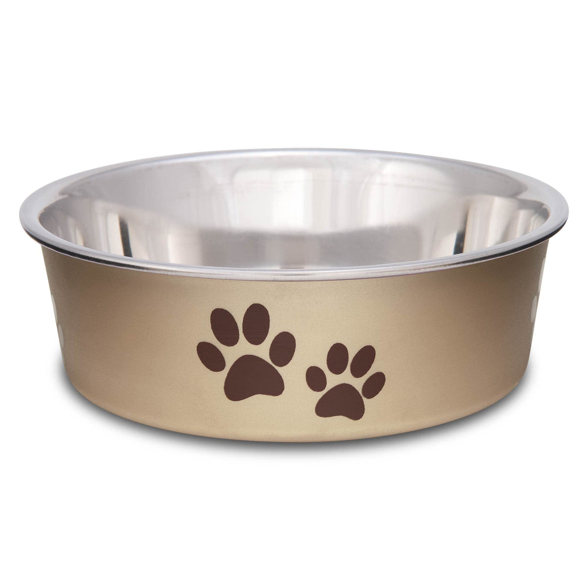 Loving Pets Bella Dog Bowls - Stainless Steel Dog & Cat Bowls - Spill Proof Dog Food Bowl, Cat Bowl, Puppy Essentials & Pet Supplies Great for Home & Travel (Small 10-20 lbs, Blueberry)