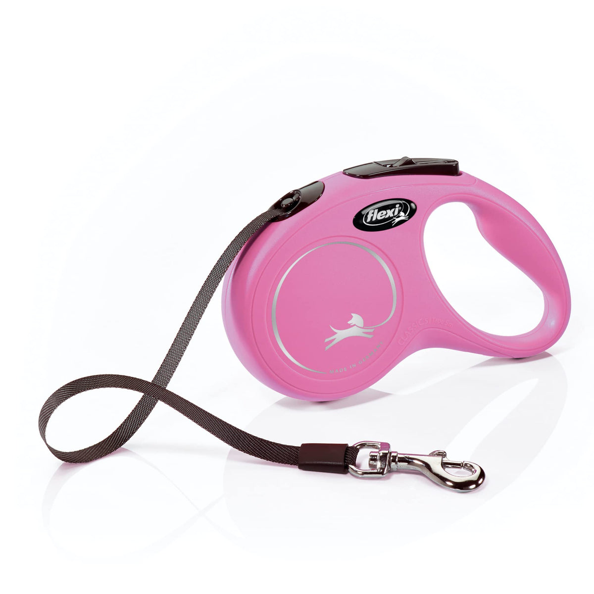 FLEXI® Classic Tape Retractable Dog Leash, Large, 26 ft - Black