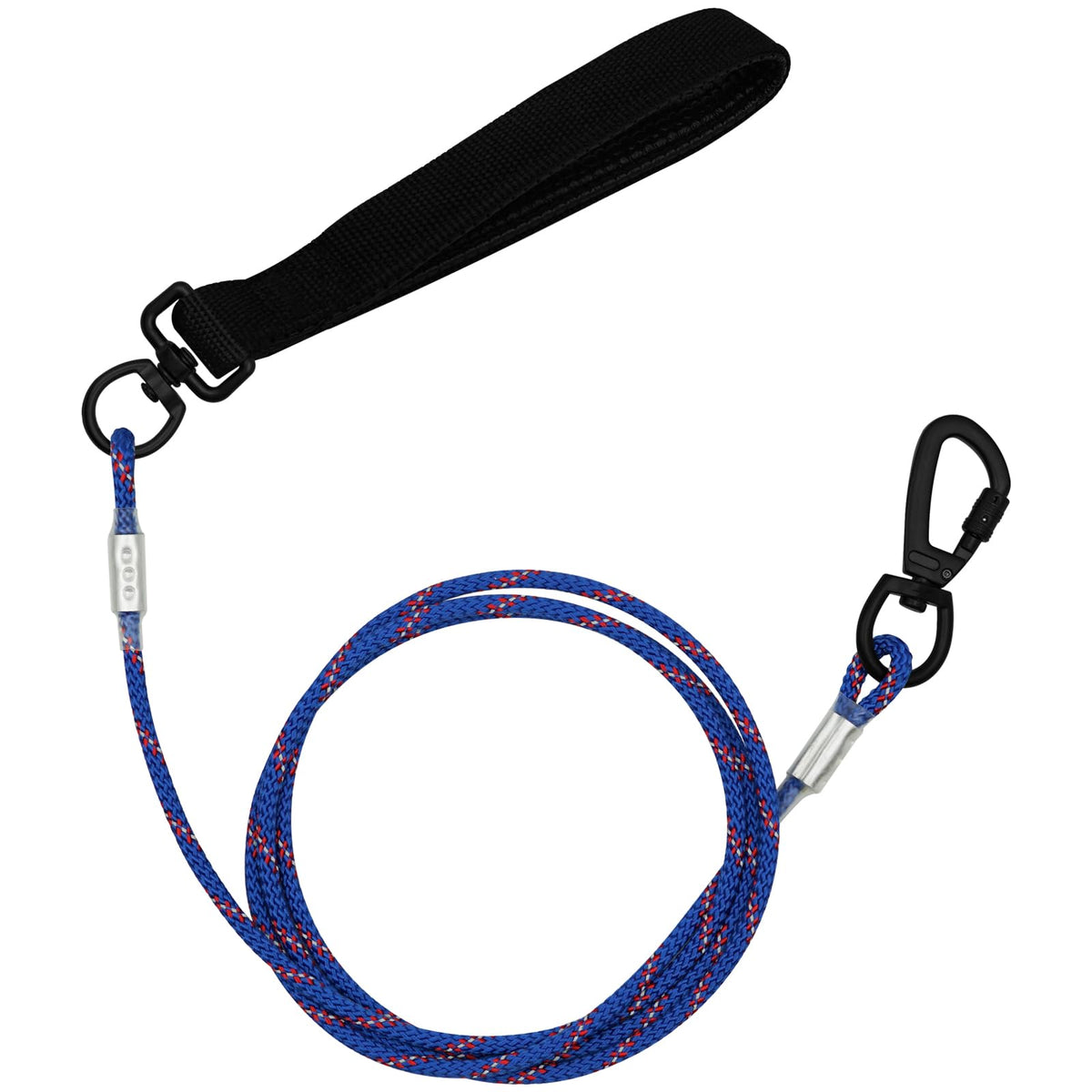 4/5/6 FT Chew Proof Dog Leashes with Comfortable Handle, Steel Cable Lead for Control Large or Medium Dogs Walk and Train, Heavy Duty with Rotate Clasp and Double Buckle (6FT,Pink)