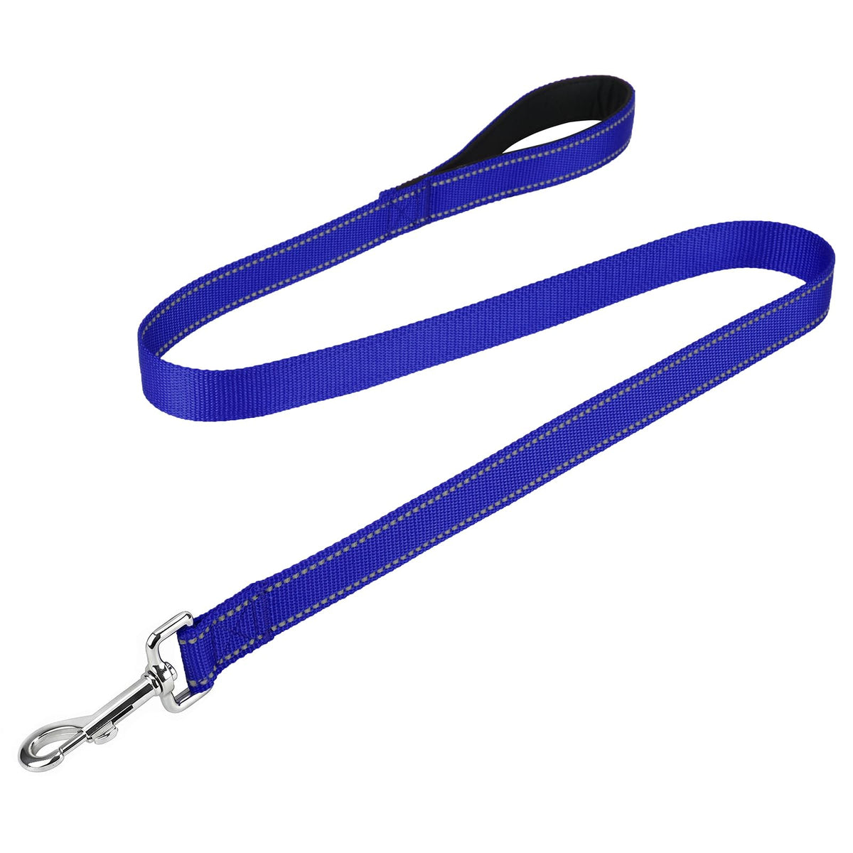 FunTags Reflective Nylon Dog Leash for Medium & Large Dogs, 6FT for Walks