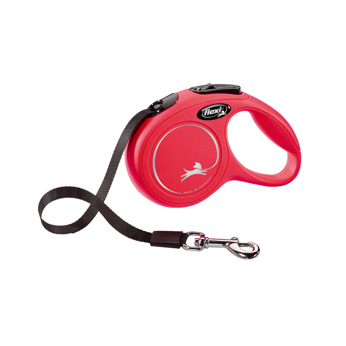 FLEXI® Classic Tape Retractable Dog Leash, Large, 26 ft - Black