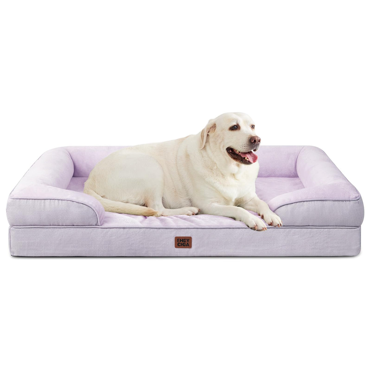 EHEYCIGA Orthopedic Extra Large Dog Bed, Waterproof Washable XL Pet Bed 44"