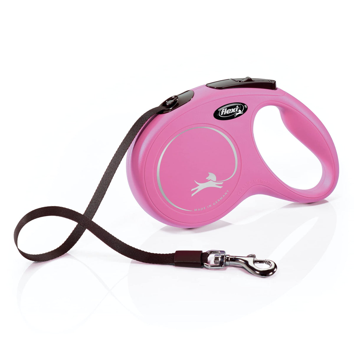 FLEXI® Classic Tape Retractable Dog Leash, Large, 26 ft - Black