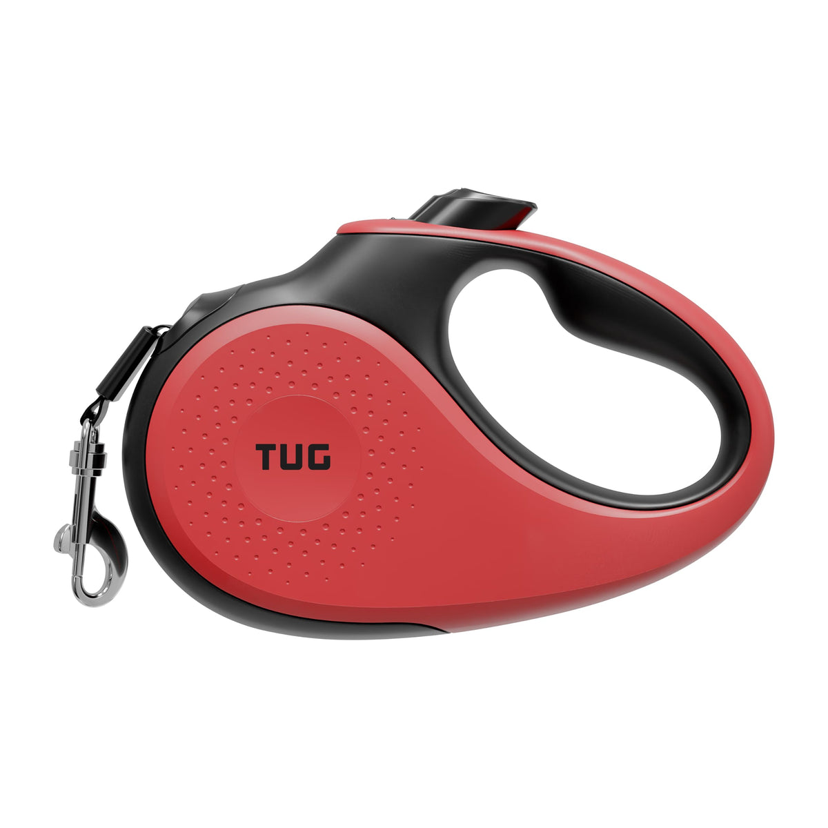 TUG Monochrome XL Retractable Dog Leash, 26 ft (Extra Large, Black)