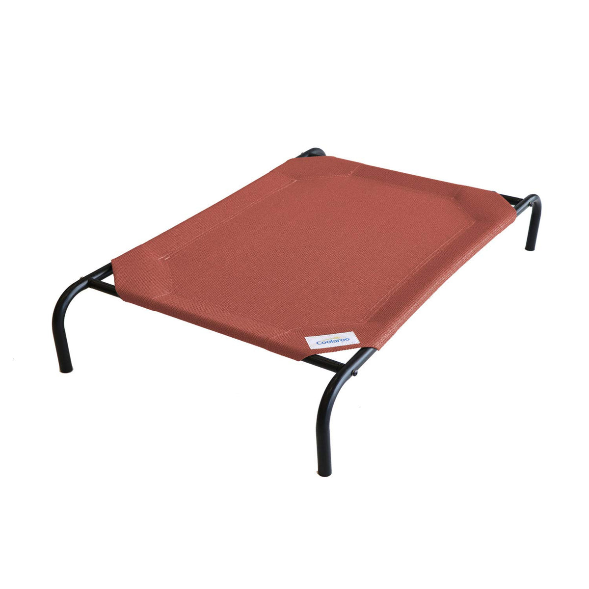 Coolaroo Original Elevated Dog Bed - Breathable Off-The-Ground Pet Bed with Cooling Fabric, Joint Relief & Moisture-Resistant Fabric, 100% Recyclable, Easy Clean, Grey, Medium