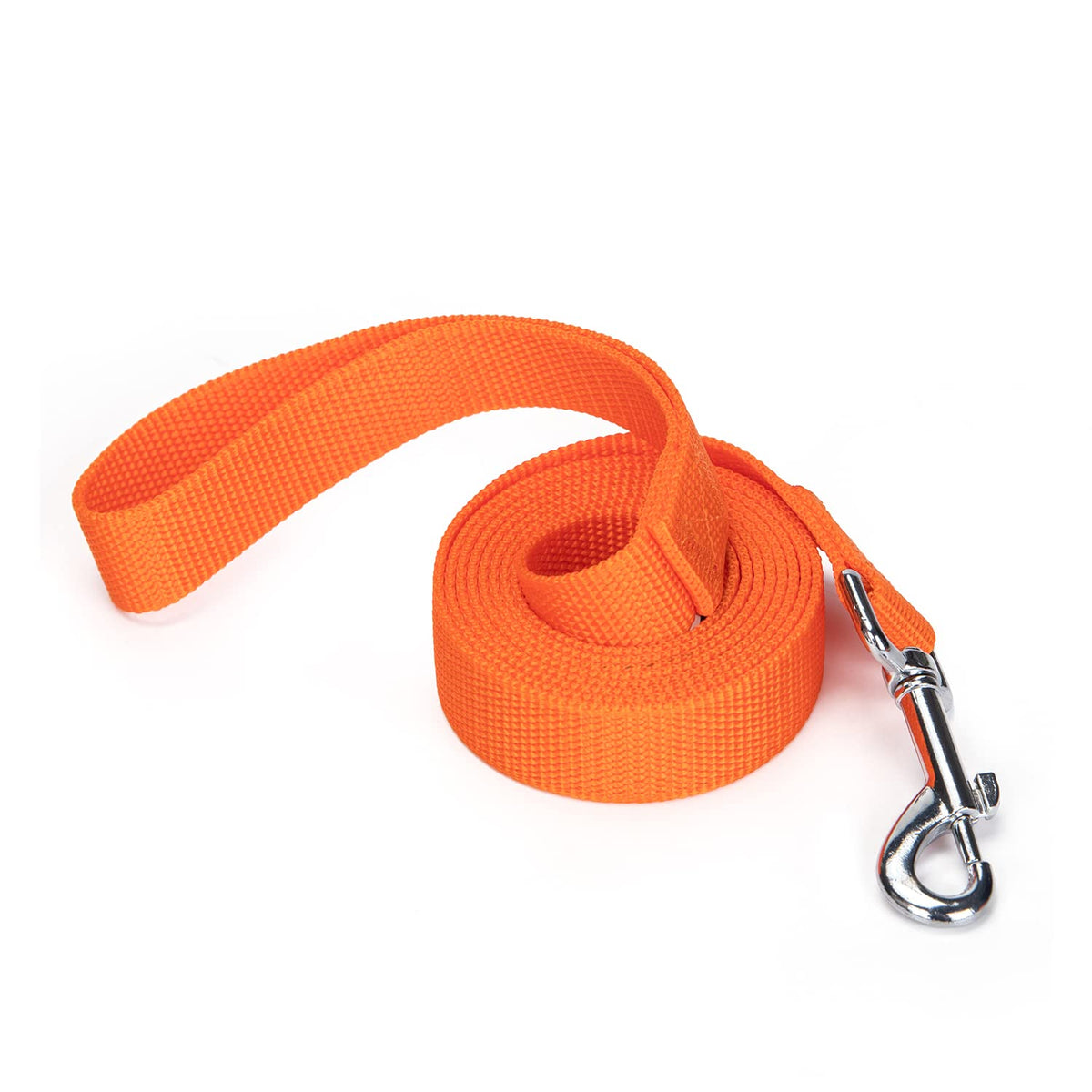 Strong Durable Nylon Dog Training Leash, 1 Inch Wide Traction Rope, 6 ft Long, for Small and Medium Dog (Pink, 6 Feet)