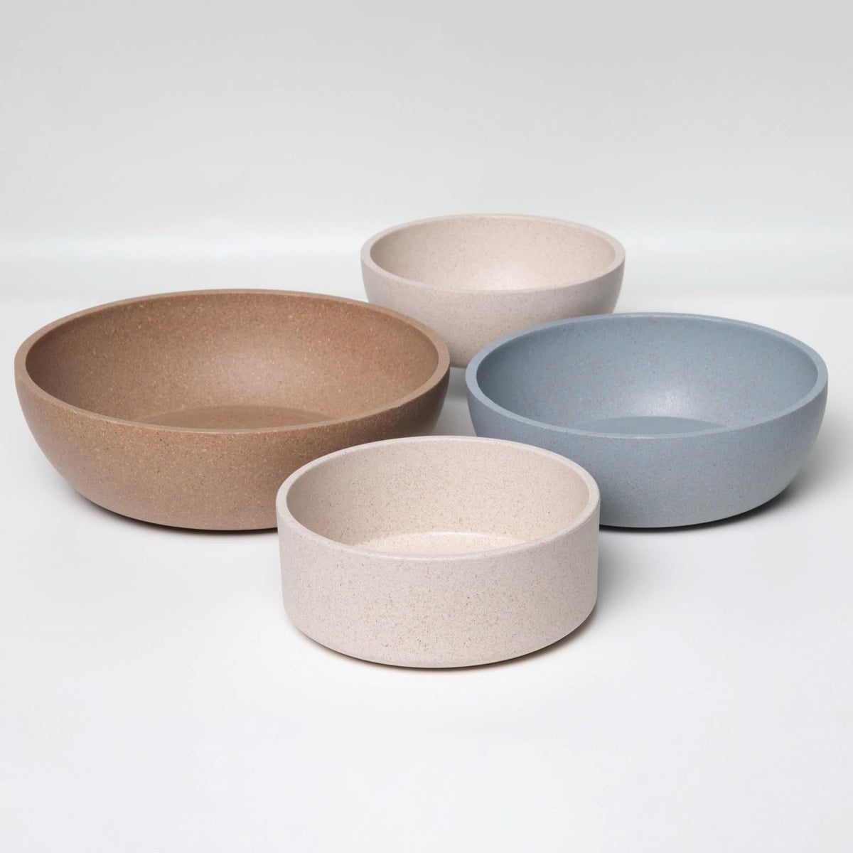 Loving Pets - Dolce Bamboo - Eco-Friendly Pet Bowls & Dishes for Dog, Cats, Puppy Food and Water Bowl -Sustainable and Dishwasher Safe, Made with Real Bamboo (Small, Coffee-Brown)