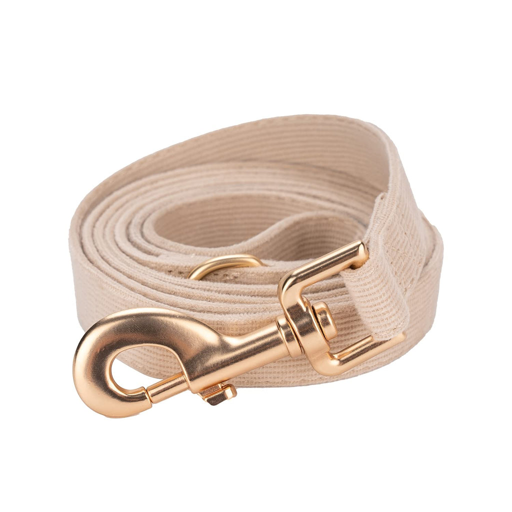 Soft Corduroy Dog Leash 5 Ft Heavy Duty Pet Lead with Gold Metal Hook for Small Medium Large Dogs,Ligth Pink
