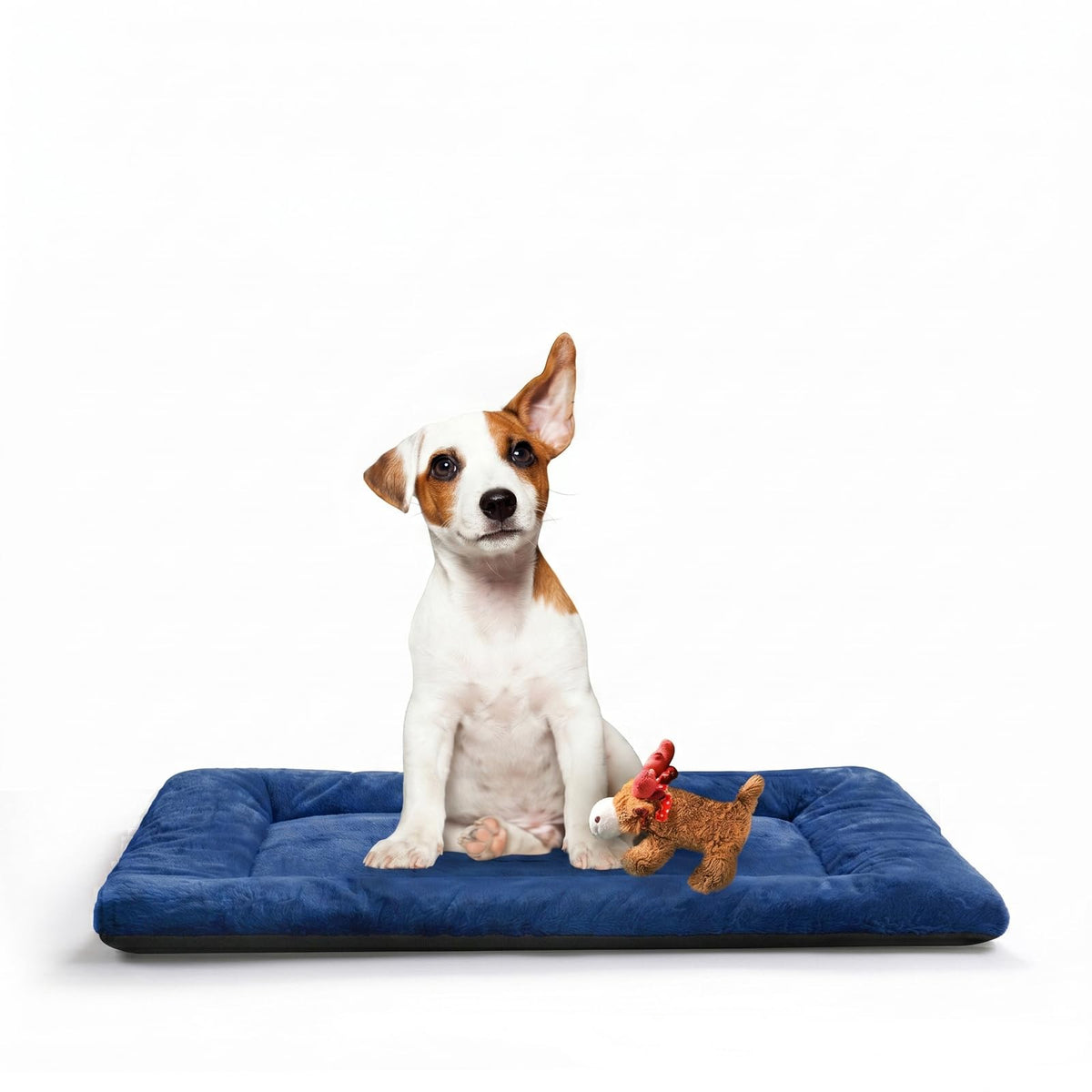 Dog Crate Pad Washable Dog Bed for Crate Medium Cozy Mat 36-Inch Gray