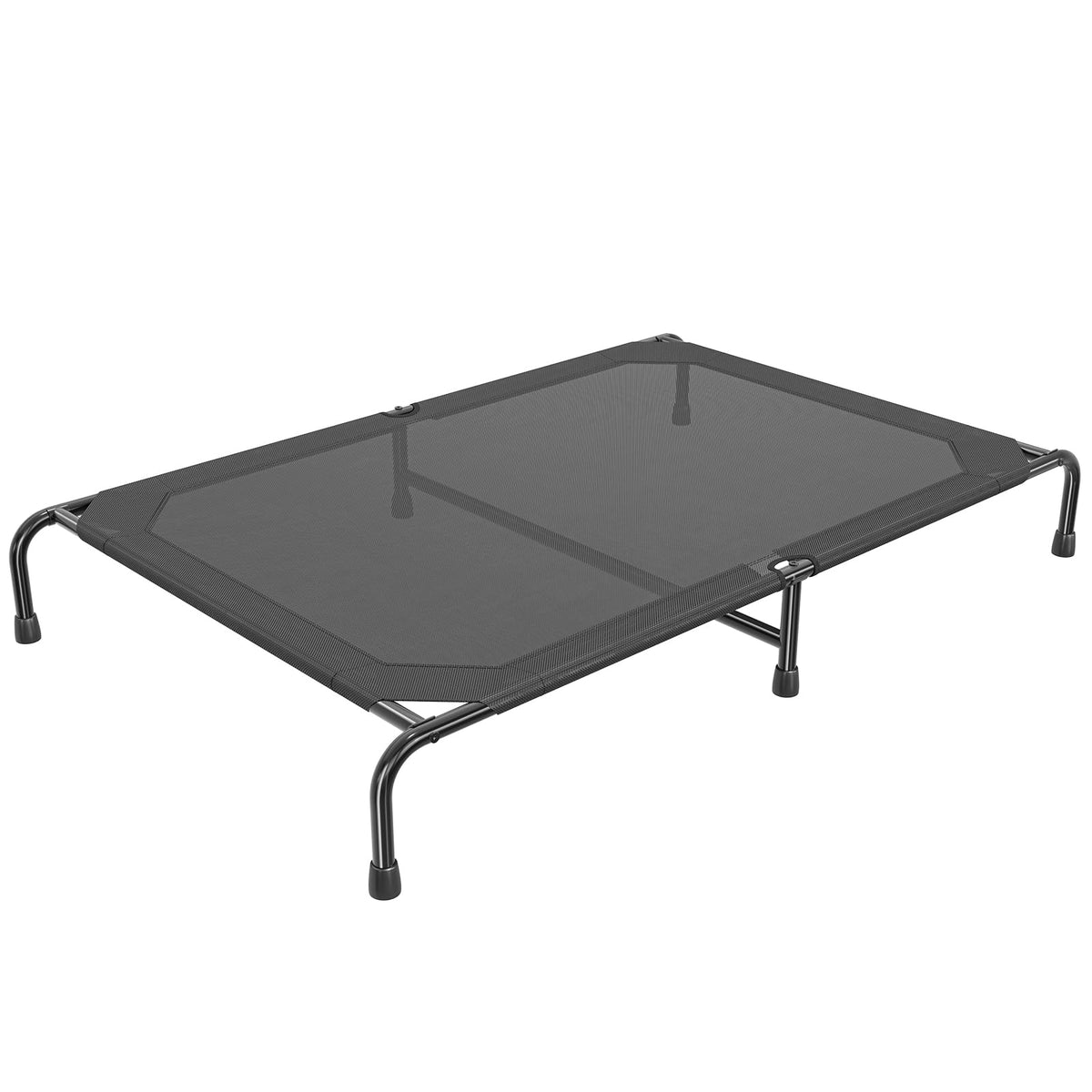 Simple Trending Raised Dog Bed for Large Dogs, Waterproof XL Dog Cot, Grey