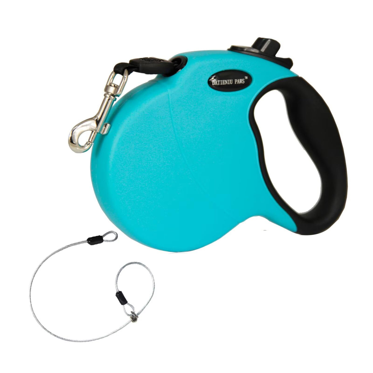 13FT Retractable Dog Leash for Small Dogs up to 22lbs with Chew Proof Steel Wire Extender, Lightweight, Durable & Safe Walking Solution Pink S