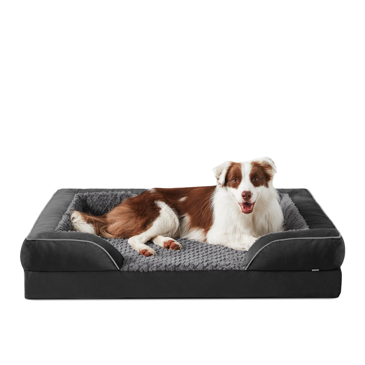 INVENHO Orthopedic Dog Beds Large Sized, XL Washable Dog Sofa with Egg-Crate Foam, Waterproof Lining and Non-Skid Bottom