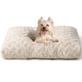 EHEYCIGA Washable Large Dog Bed for Crate, 35x23 Inch Pet Bed, Grey