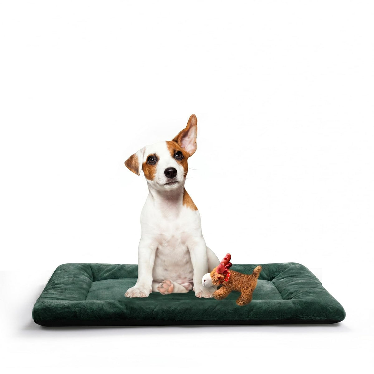 Dog Crate Pad Washable Dog Bed for Crate Medium Cozy Mat 36-Inch Gray
