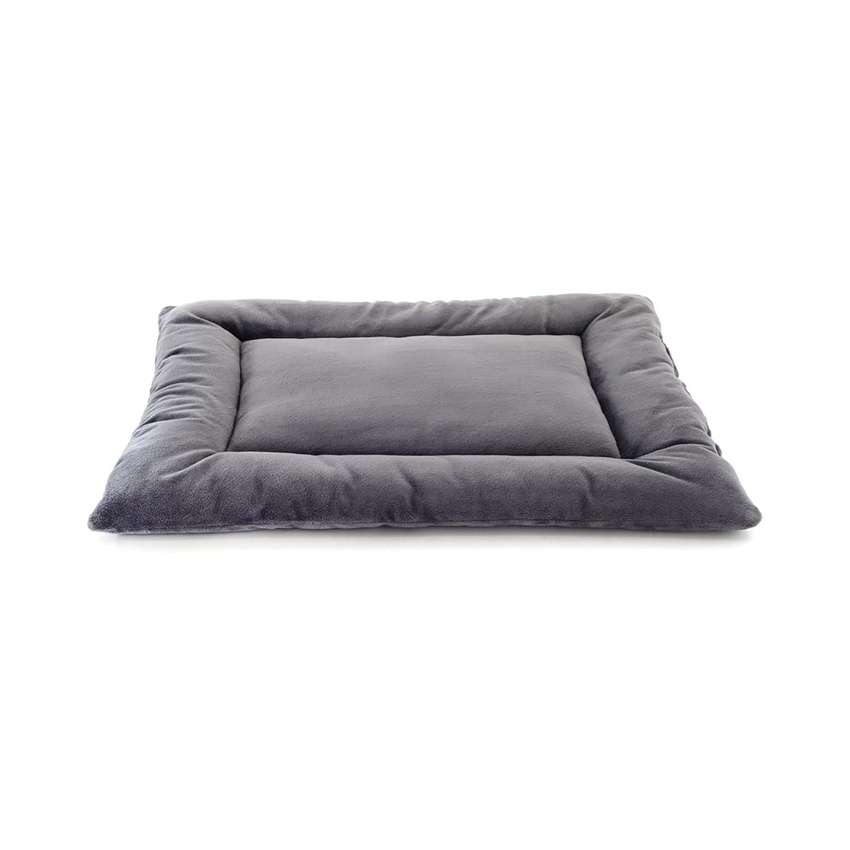 Pet Dreams Dog Crate Pad - Washable Kennel Mat, Crate Pads for Dog Cages, Non-Toxic, Flat Indoor Cat Bed, Fits iCrate 18, 24, 30, 36, 42, 48 Inches (Grey, Small, 24")