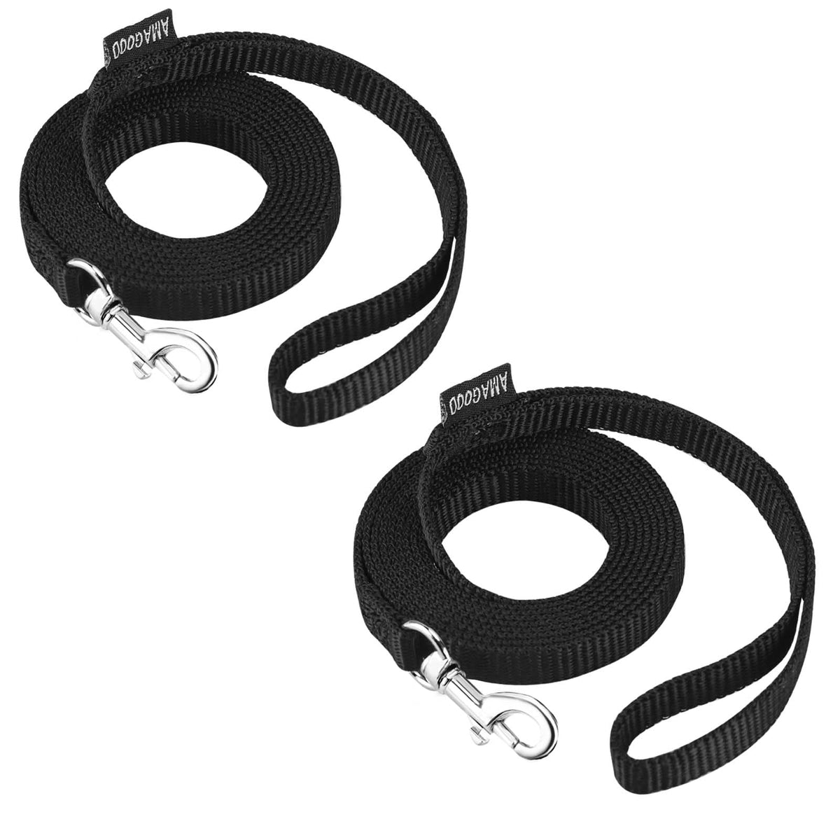 6 FT Puppy/Dog Leashes, Strong Traditional Style Leash with Easy to Use Collar Hook,Dog Lead Great for Small(Red,5/8" x 6 Feet) (Red)