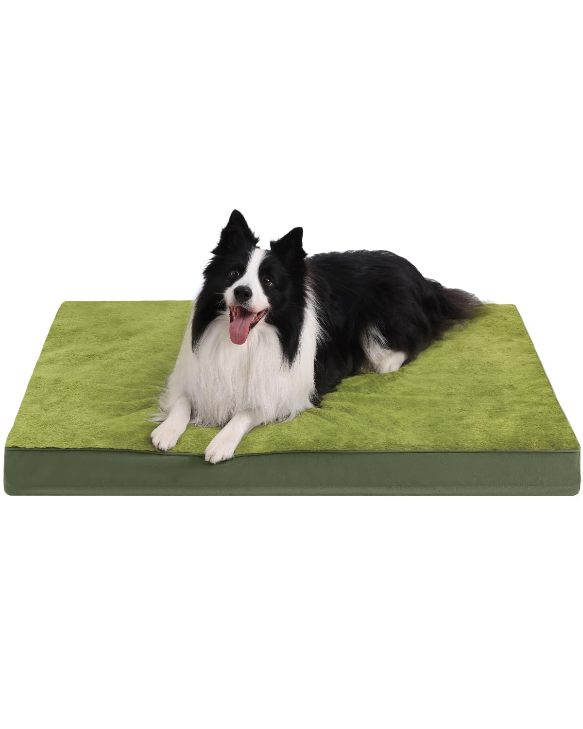 KSIIA Orthopedic Dog Bed for Small Dogs with Waterproof Lining, Grey, 23x17
