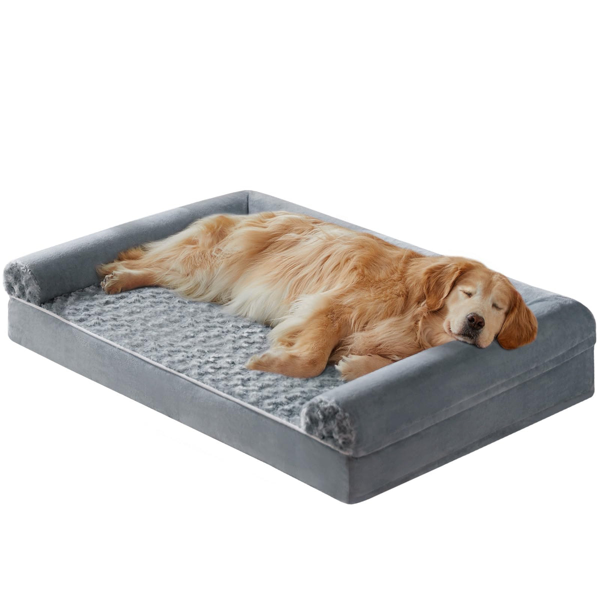 BFPETHOME Orthopedic Washable Large Dog Bed for Senior Dog Comfy Sleep