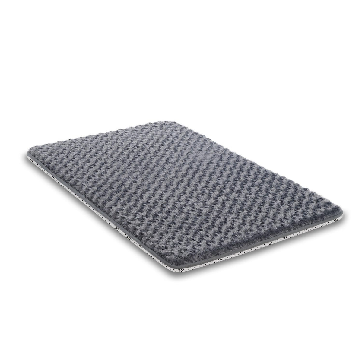 XL Dog Bed for Crate Pad, High Resilience Foam Mat Bed, 41x27, Dark Grey