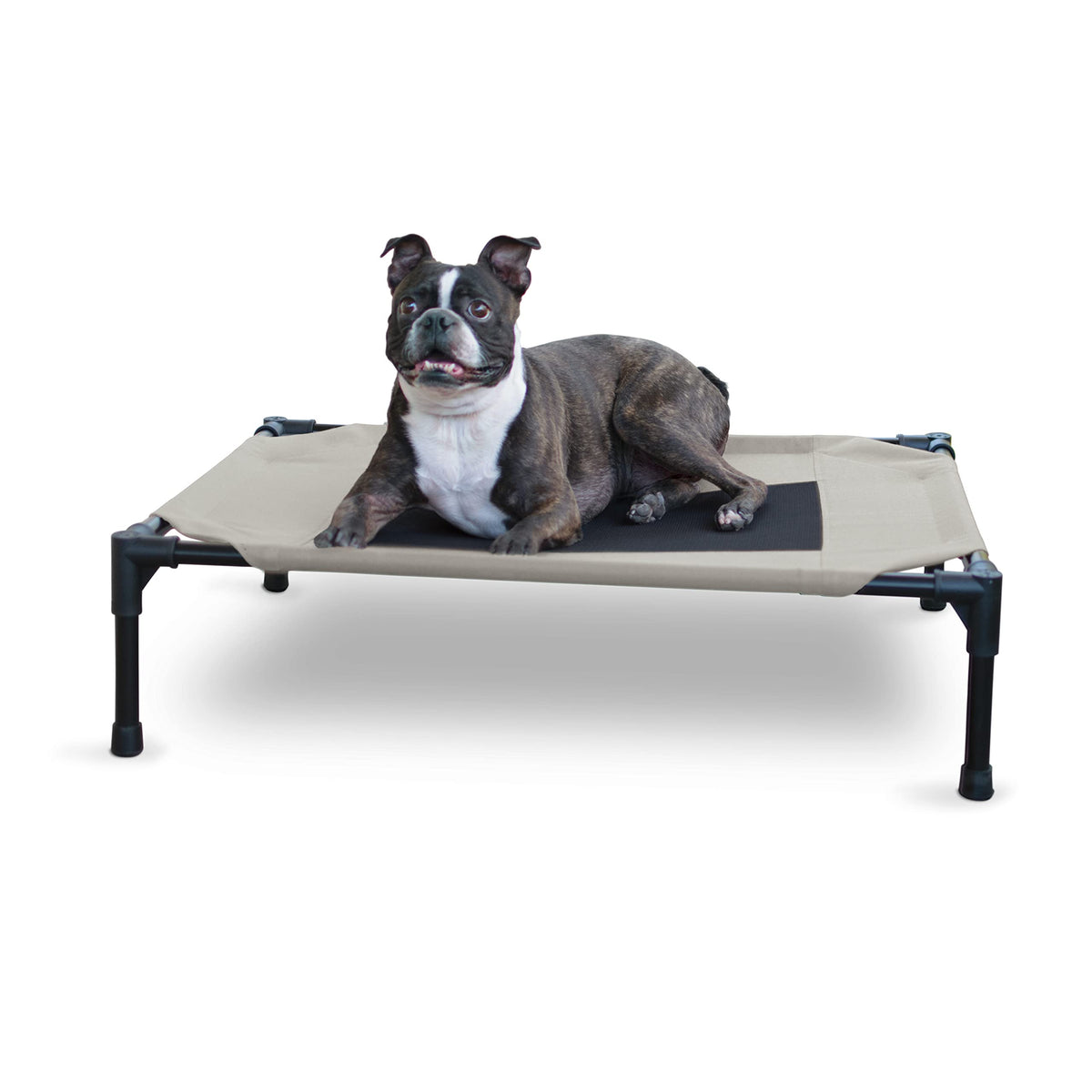 K&H Outdoor Elevated Dog Bed, Cooling Raised Dog Bed, Medium 32x25in, Tan