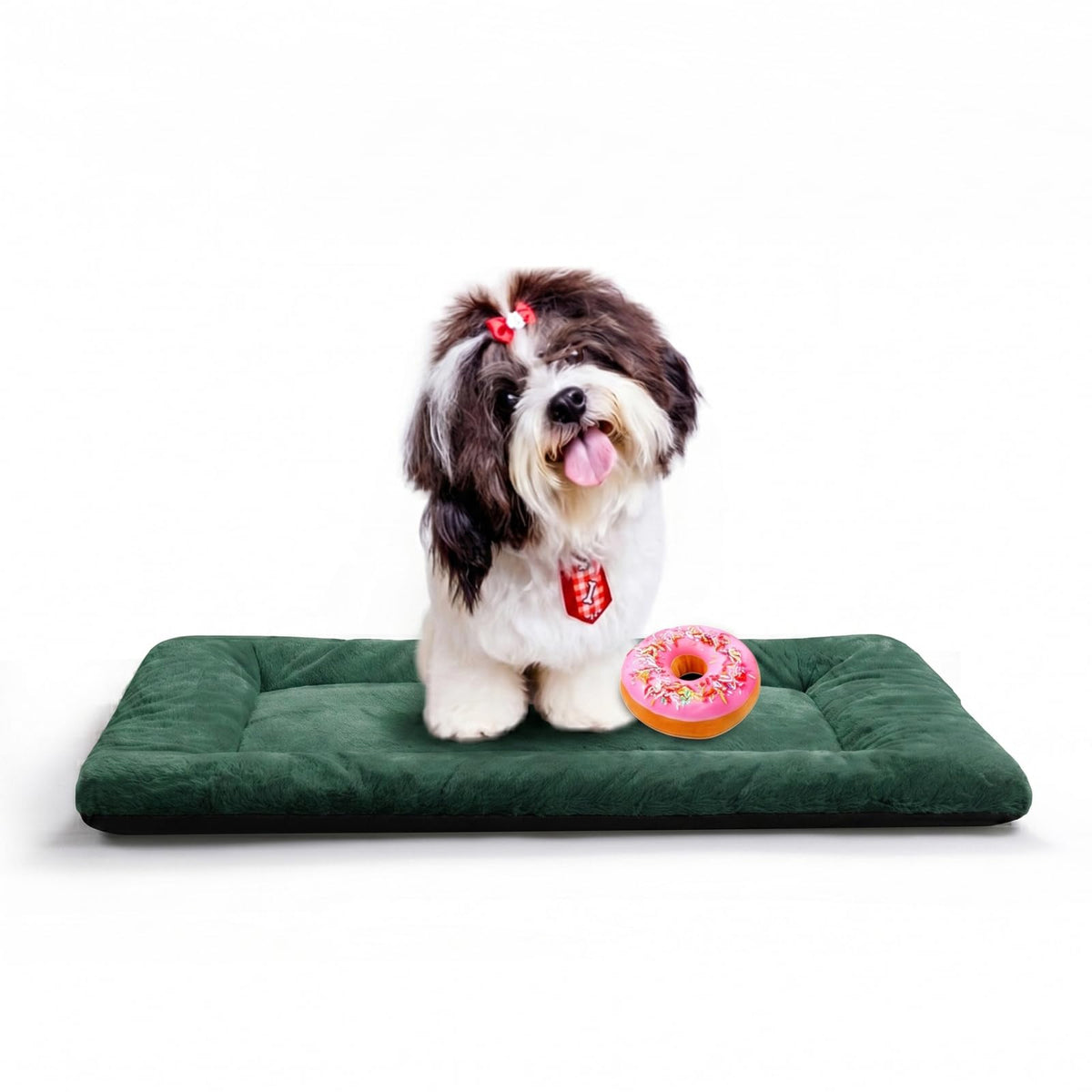 Dog Crate Pad Washable Dog Bed for Crate Medium Cozy Mat 36-Inch Gray